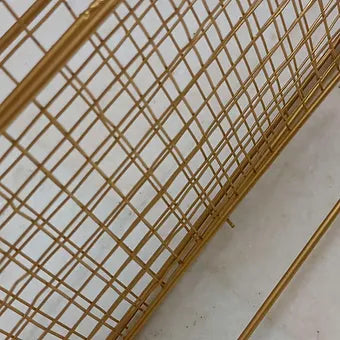 Metal tray 2 tier foldable