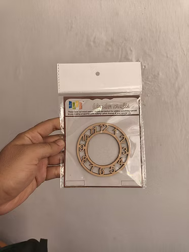3-Inch Professional MDF Clock Numbers – Precision Cut for Resin & DIY Art