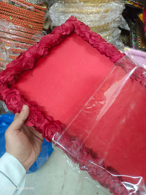 Designer fabric tray