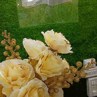 Golden Glitter Flower Bunch