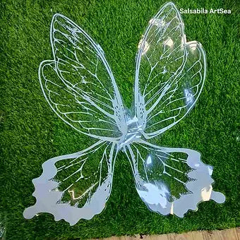Plastic Butterfly Wings for Bouquets – Decorative Floral Accents