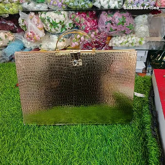 Crocodile Leatherette Gift Basket