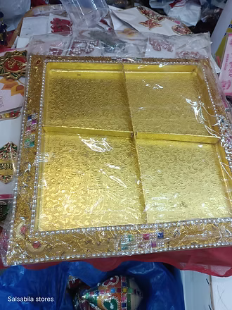 4 Section Metal Tray