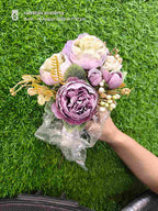 7 Head Big Peony Flower Bunch