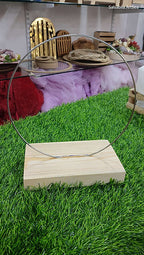Ring Platter Wooden Base (cake/resin stand)