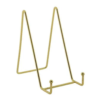 gold metal stand