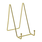 gold metal stand