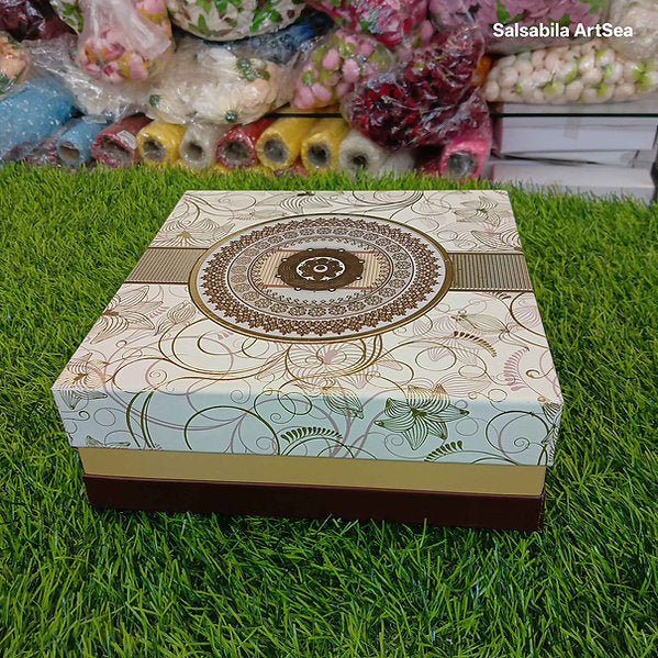 Airtight dry fruit packaging box with four jars for Teacher's Day hamper