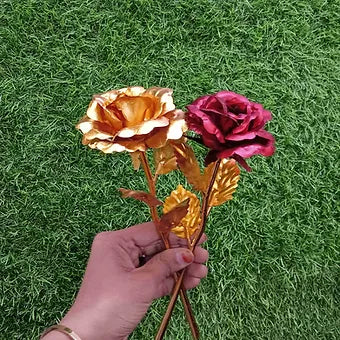 Metal Rose For Gift (bouquet)