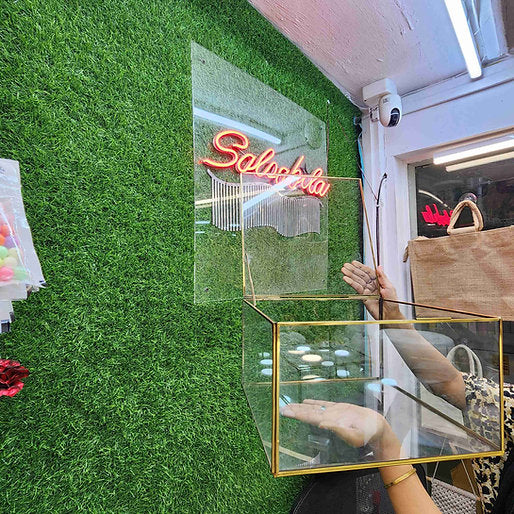 Metal Glass Souvenir Gift Box
