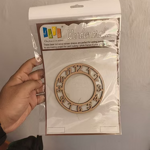 4-Inch Professional MDF Clock Numbers – Bold Precision for Large Resin & Wall Art