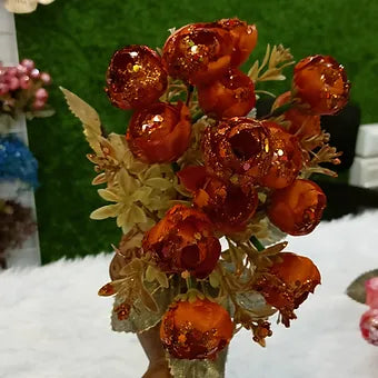 Glitter peonies bunch