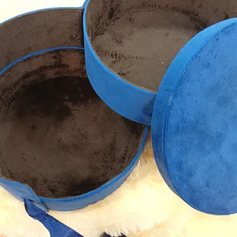 Suede Round Surprise Box