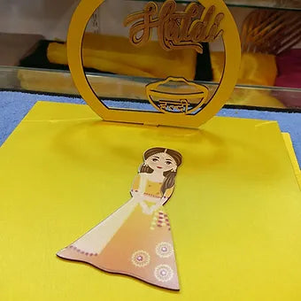 Haldi platter With Sticker