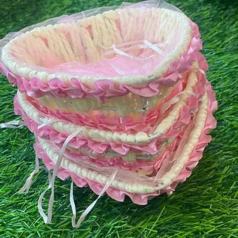 Heart Net basket for Return gifting