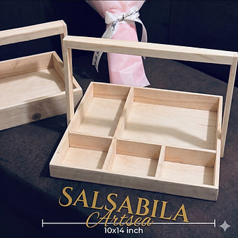 Dry Fruits Section wooden basket