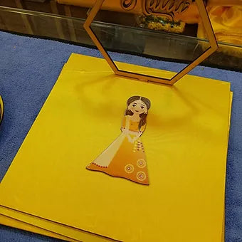 Haldi platter With Sticker