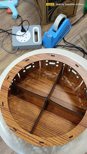MDF Shine chocolate Wooden Box