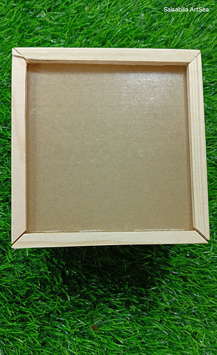 Wooden Acrylic Slider Box 6*6*4
