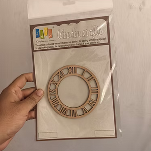 4-Inch Roman Numeral MDF Clock Numbers – Elegant Precision for Statement Art