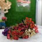 Glitter peonies bunch