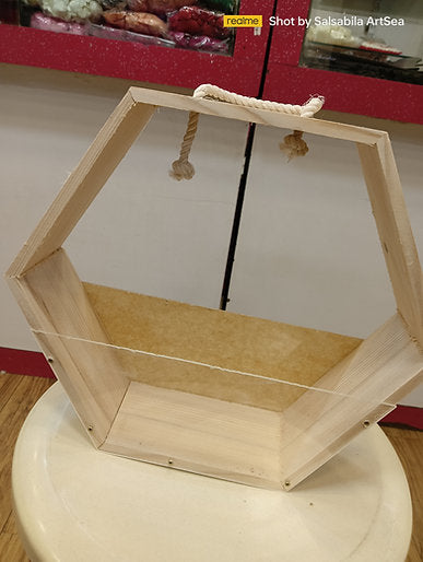 Wooden Pinewood Basket