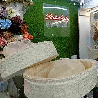 CLUSTER OVAL NET HAMPER BASKET