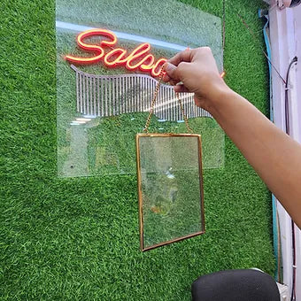 Hanging Metal Glass Frame
