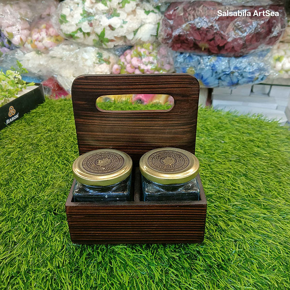 Salsabila Divine Rotating Stand With Dry Fruit Jars