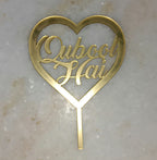 Acrylic Cutout | Pen Topper (Qubool hai)
