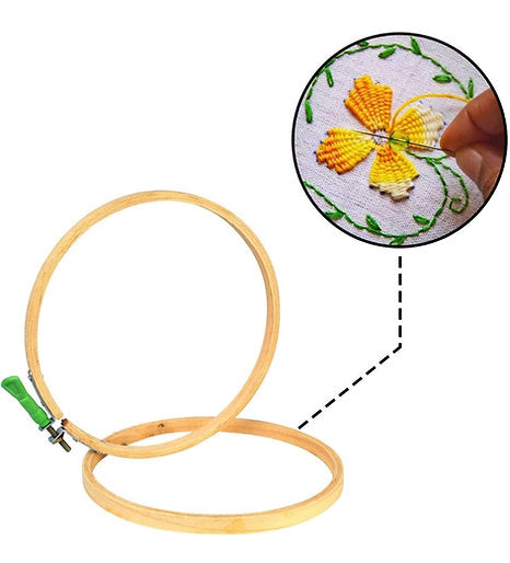 Wooden Embroidery Hoop Ring Frame