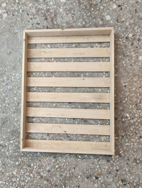 Wooden Patti Based Tray