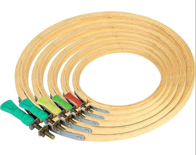 Wooden Embroidery Hoop Ring Frame