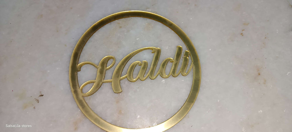 Haldi Acrylic Cutout