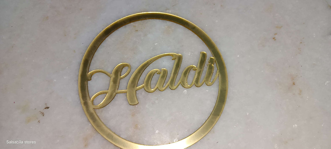 Haldi Acrylic Cutout
