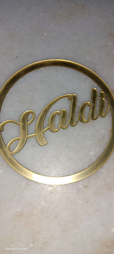 Haldi Acrylic Cutout
