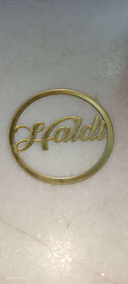 Haldi Acrylic Cutout