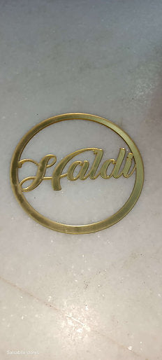 Haldi Acrylic Cutout