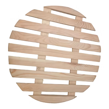 Circular Wooden Tray