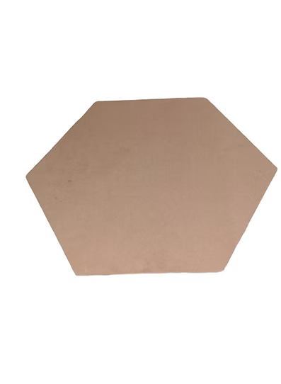 Hexagon solid wooden MDF