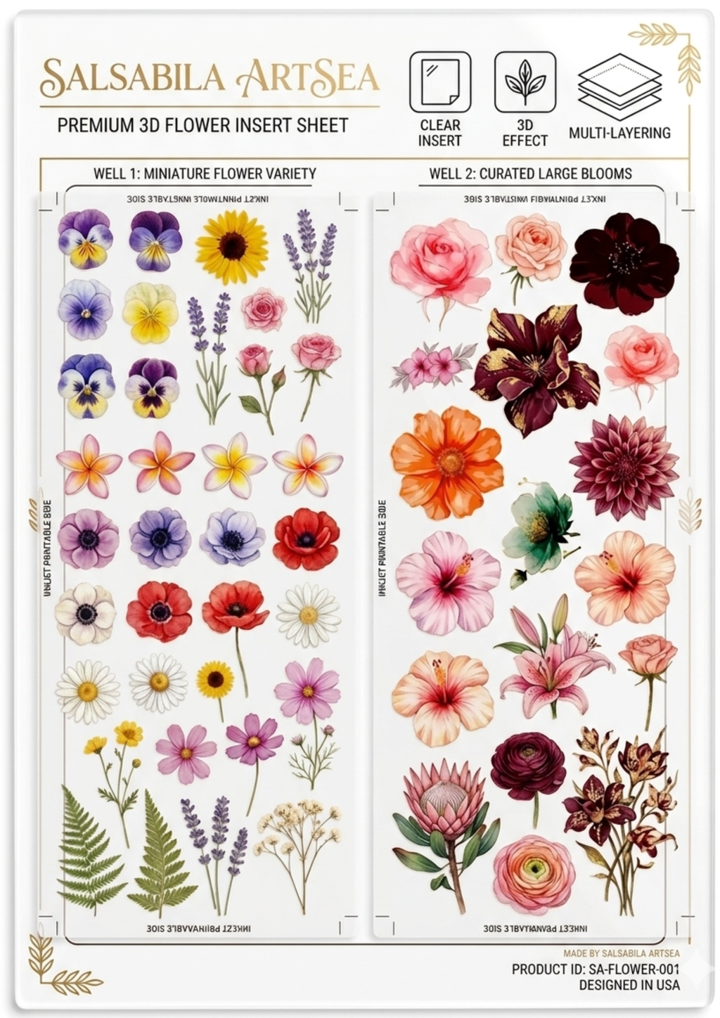 Trending insert sheets - A4 - Resin Work