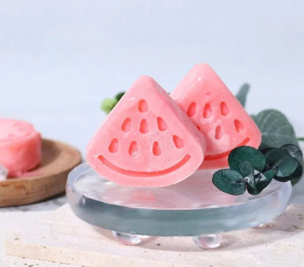 2 Cavity Triangular Watermelon Slice Soap & Candle Mould