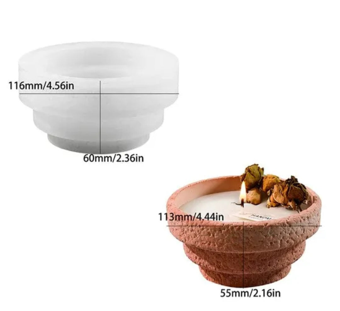 Step Candle Cup Mould
