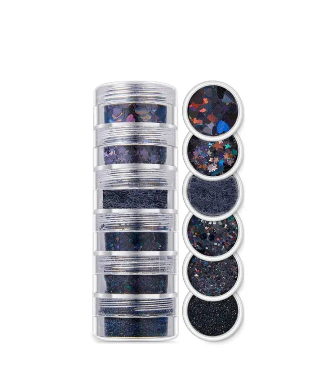 6 In 1 Glitter & Chunks Holo Collection