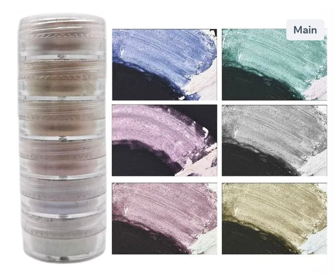 6 Shade Pearl Mica Powder (K)