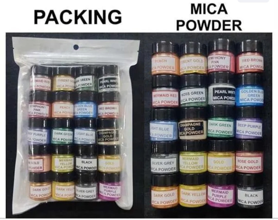 20 Shades Pearl Mica Powder Set
