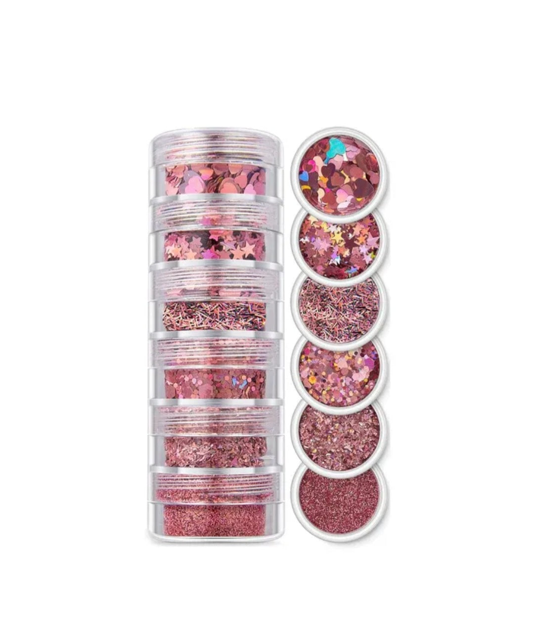 6 In 1 Glitter & Chunks Holo Collection