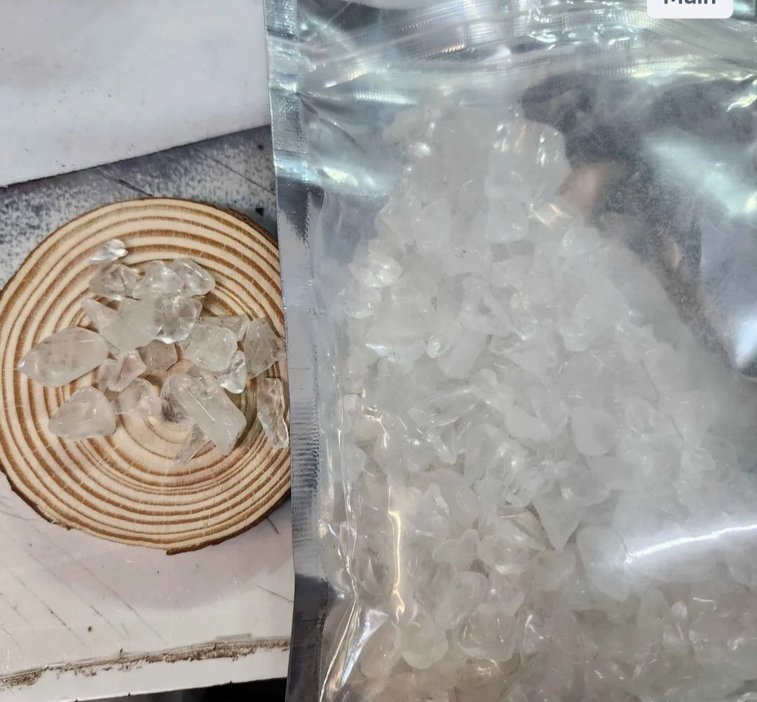 JAGS RESIN STONE WHITE CRYSTAL