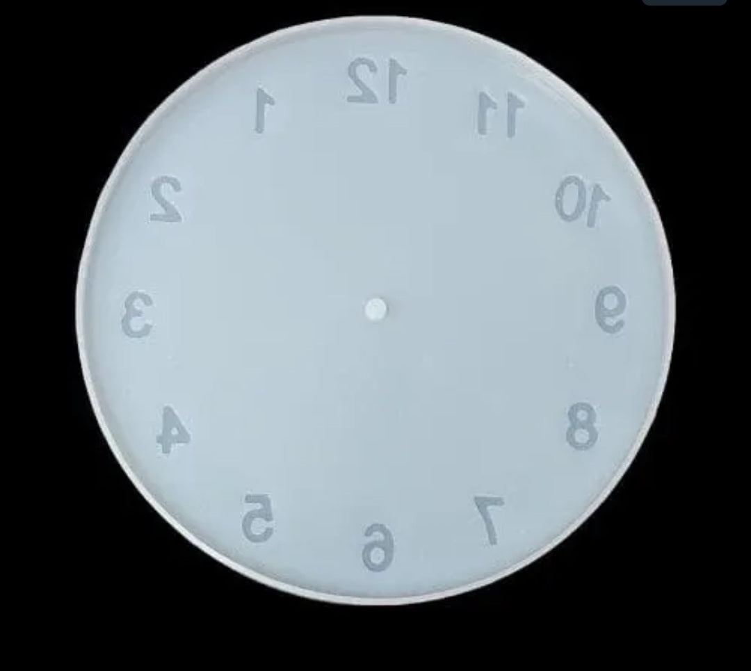 9.5" Clock Dial With Numeric Numbers Mould