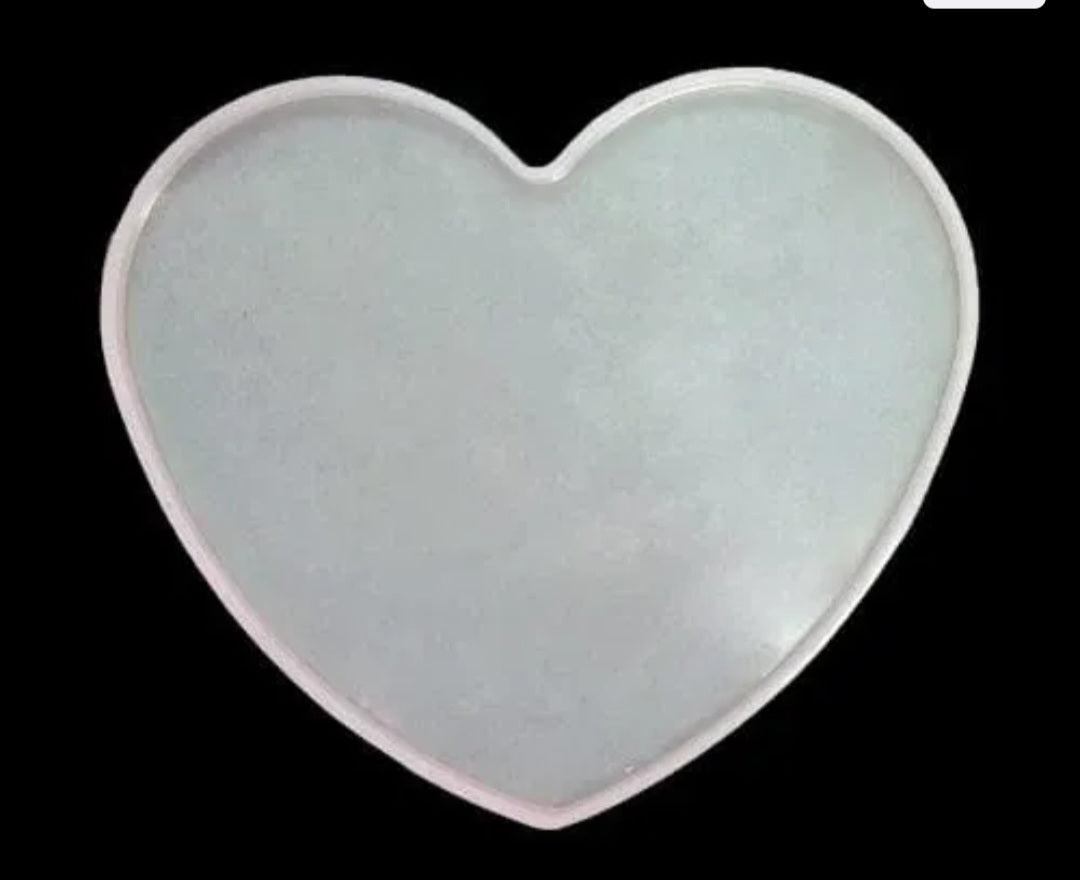 6" Heart Coaster Mould